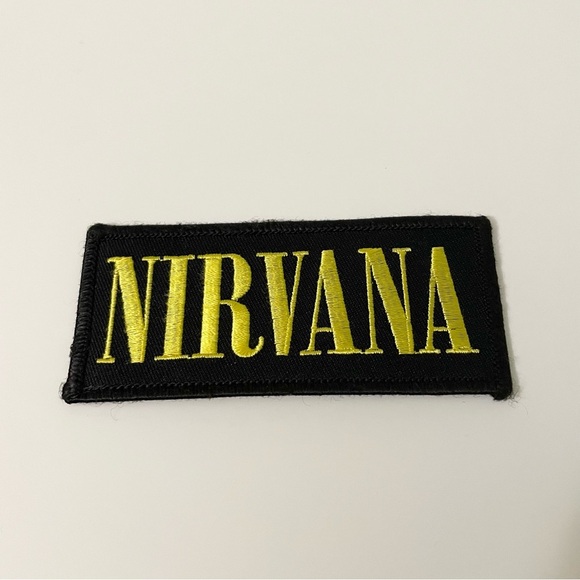 Vintage 1999 Nirvana Patch Black Yellow - Picture 11 of 11
